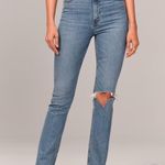 Abercrombie & Fitch NWT 90s slim straight distressed high rise jeans 35/20s Photo 1