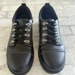 Bongo Mannie Oxford Lace Y2K 90s Chunky Black Platform Grunge Metal Shoes Sz 8 Photo 4