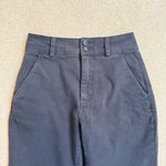Everlane Black Straight Cotton Pants Size 2 Photo 1