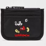 Lululemon Disney x  True Identity Card Case Black NWT travel Mickey Mouse Photo 0