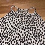 Loft Black and White Polka Dot Women's Top Photo 2