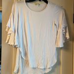 Gianni Bini ruffle sleeve tunic top Photo 0