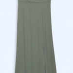 Birdy Grey  Alex Crepe Dress in Sage Size Large NWT Square Neckline Sleeveless Photo 0