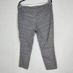 Willi Smith  Black and White Print Cropped Fitted Pants Size 10 Black Print Pant Photo 3