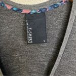 Anthropologie Dolan Dark Heathered Gray Drawstring Waist Sleeveless Jumpsuit Photo 5