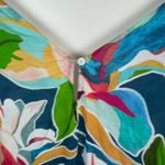 La Blanca Floral Romper Medium Cover Up Resort Colorful Tropical Lightweight Photo 6