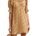 Doen Lady Emma Floral Baudoin Dress Yellow Size XS Photo 0