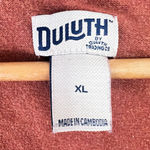 Duluth Shiftless Duster Sweater Women’s Size XL Tunic Open Cardigan Salmon Red Photo 7