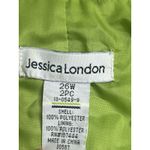 Jessica London  Blazer Women's Sz 26W 2PC Green Lined Career Classic Jacket Photo 2