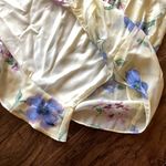 Vintage CDC Long Dress + Scarf Yellow Size 6P Photo 6