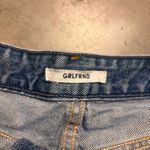 GRLFRND  Light Blue Denim distressed Jean Shorts Helena size: 26 Photo 2