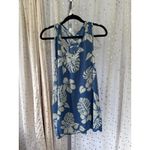 Unbranded Hawaiian Tropical Lightweight Racerback Tank Tunic Top L Blue Size L Photo 1