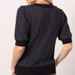 Evereve Leighton Pullover in navy/black Small Photo 1