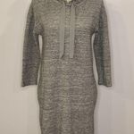 Daily Ritual soft stretch hooded sweatshirt dress M Gray Size M Photo 0