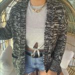 Black Tape NWT Boho Baggy Sweater Cardigan SZ S Photo 1