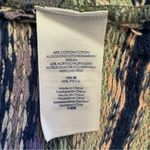 CHAPS  Knit Sweater Vest Women Size L Front Buttons Green‎ Purple Patterned Shawl Photo 4