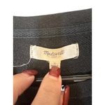 Madewell Black Bien Fiat Crew Neck Long Sleeve Cotton Sweatshirt Women Sz S Photo 4