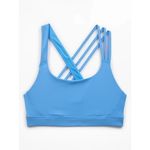 Athleta M Train Free Sport Bra Cornflower Blue Medium Cup D-DD Photo 2