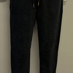 Dance & Marvel  Black Leisure Pants w/ Gold Accent Drawstring and Pockets- Medium Photo 0