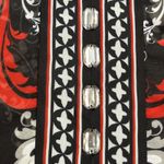 Chico's Bedazzled Floral Tunic Top Dark Romantic Sheer Size 2 Medium 12/14 Photo 6