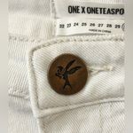 One Teaspoon One X Freebird II White Skinny Leg Jeans Size 30 Photo 10