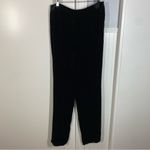 Boden Velvet Wide Leg Silk Blend Black Pants Trouser Holiday Size 10 Long Photo 3