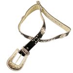 Blazin Roxx Women's Western Rodeo Wear  Gemstone Bohemian Faux Leather Belt Photo 0