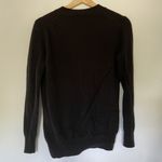 J.Crew cashmere black button down cardigan size small wool nylon soft comfort Photo 5