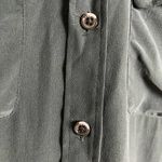 Equipment  June Bug Green Classic Long Sleeve Silk Button Up Blouse Size XS Photo 9