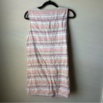Beach Lunch Lounge Tunic Dress Sz Small Striped Linen Blend Summer Beach Coastal Photo 3