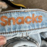 SNACKS LA From Mother Wide Leg Jeans New Light Wash Blue Size 25 Photo 5