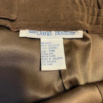 Vintage Faux Suede Maxi Skirt Brown Size Petite Medium Western Boho Cottagecore Brown Photo 2