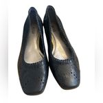 a.n.a  Navy Leather Cap Toe Loafers Photo 1