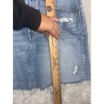 Levi's  Premium High Waisted Distressed Denim with Button Fly Skirt Size‎ 31 Photo 9
