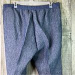 J.Jill Blue 100% Linen Size CL Cropped Pants w/Back Stretch Waistband & Pockets Photo 4