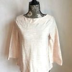 Old Navy   Pink Marled boat neck Bell sleeves top size small Photo 0