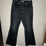 Levi's Levi’s Premium Washed Black 70’s High Flare Denim Jeans Photo 6