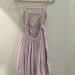 Mini Light Purple Babydoll Tiered Dress Cutout Back Size M Photo 1