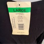 Three Seasons Maternity Maxi Dress Black Long Sleeves Size undefined Photo 3