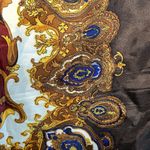 Vintage Silk SunKgungSa Scarf Wrap T15* Brown Photo 4