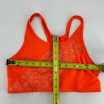 Victoria's Secret Pink by  VS Ultimate Orange Gold Logo Sports Bra Women's Size L Photo 3