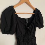 Forever 21 Woven Smocked Fit and Flare Puff Sleeve Mini Dress Photo 0