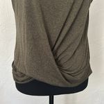 A Byer Army green wrapped casual tee Photo 1