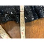 Venus  Sequins Dress Women Small Black Neutral Preppy Dark Academia Halloween Photo 5