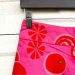Michael Simon Womens Skirt Retro Pink Red A Line Fruit Punch Size Small Photo 5