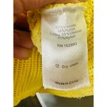 JASON WU COLLECTIVE Yellow Knit Crochet Crewneck Form Fitting Dress Size XS Photo 10