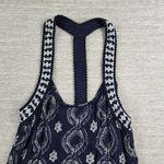 Abercrombie & Fitch Maxi Dress Womens XS Navy Racerback Tiered Empire Babydoll Photo 12