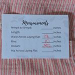 Sundance Womens Straight Leg Pants Pink Stripe Mid Rise Button Fly Drawstring L Photo 9