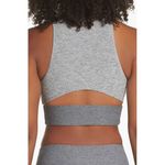 Outdoor Voices Women’s Slash back Crop Top Tri-Tone Grey Sz. Med Photo 1