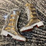 Christian Louboutin  Pavleta Silver Boots size 36 Photo 1